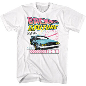 Retro Clocks Back To The Future Tshirt